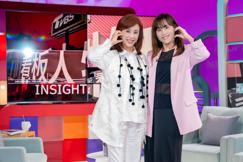 《TVBS看板人物》日前邀請到孫翠鳳及其女兒陳昭賢。（TVBS提供）