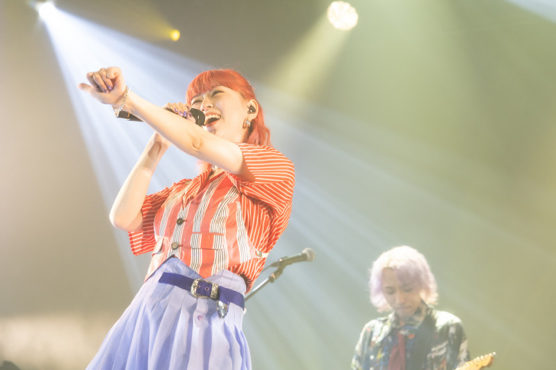 Penthouse大島真帆超級卡哇伊，數度掀起粉絲歡呼聲。（好玩國際文化提供）