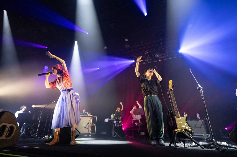 Penthouse大島真帆（左）、浪岡真太郎相當有默契，一起炒熱現場氣氛。（好玩國際文化提供）