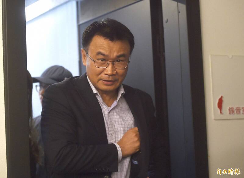 民嘴汪潔民不忍開嗆。（資料照，記者簡榮豐攝）