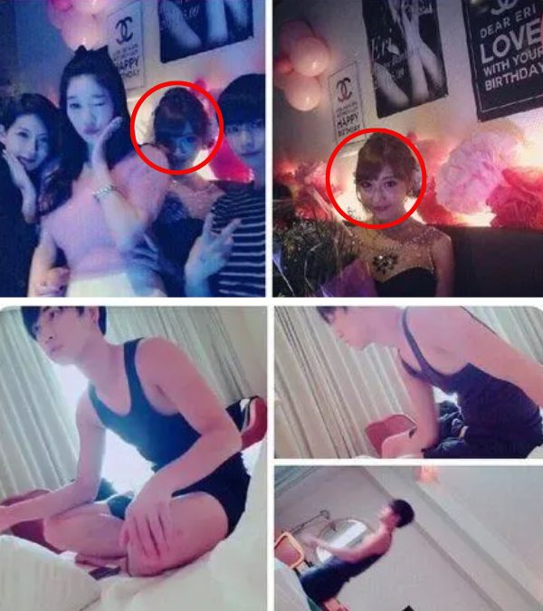 明日花綺羅曾出現在Karam曬出的一系列「極樂世界」畫面中。(翻攝自theqoo論壇)