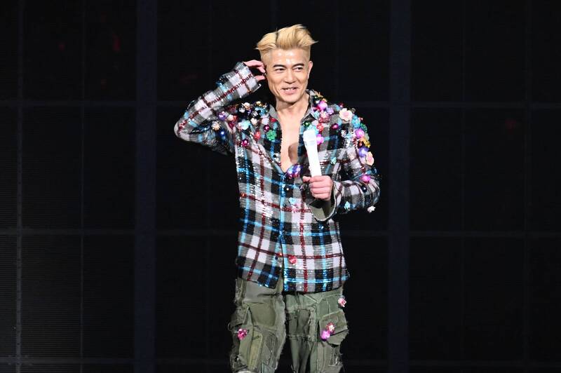 郭富城近來趕進度與愛妻拚上第三胎。（記者胡舜翔攝）