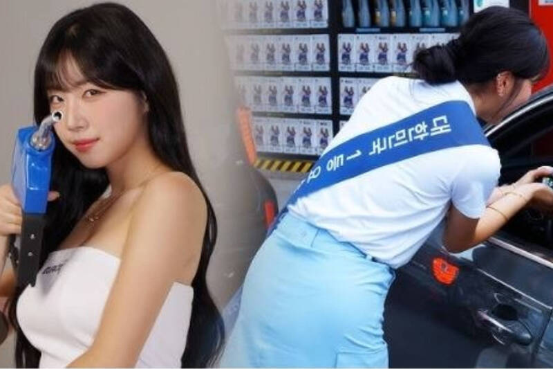 (影)年薪破億韓圜 安芝儇韓國加油站打工?