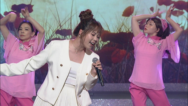 《綜藝一級棒》吳美琳演唱實力獲評審好評。（中視提供）