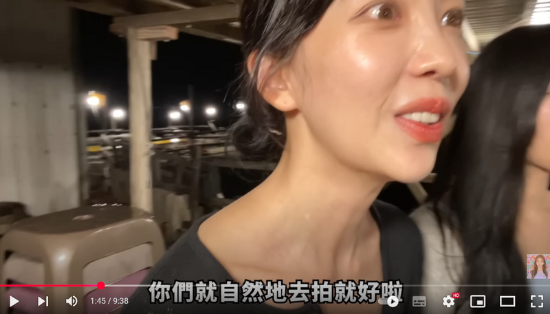 網友抓包老闆有同意拍攝。（翻攝自YT）