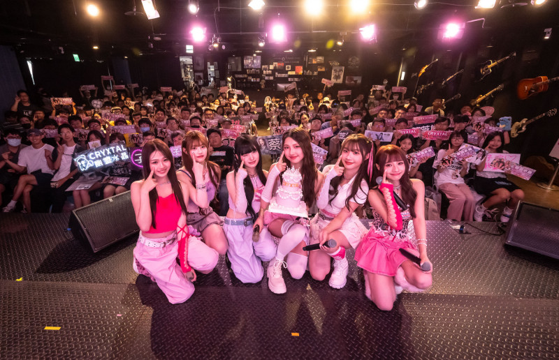 幽靈水晶成團一週年。（hidol提供）