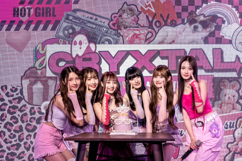 幽靈水晶成團一週年。（hidol提供）