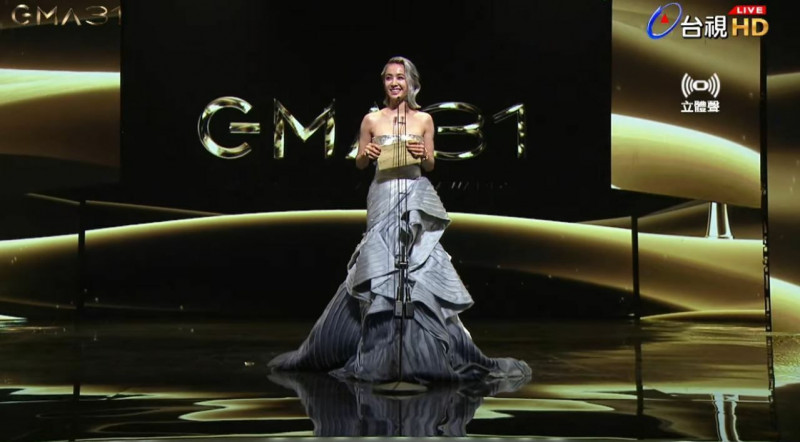 天后蔡依林也曾在金曲獎脫口「今年最佳國蟻專輯獎入圍的有...」。（第31屆金曲獎｜頒獎典禮 Live 直播）
