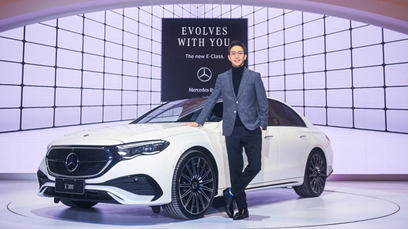 現在台灣賓士總裁金恩中。（台灣賓士提供）