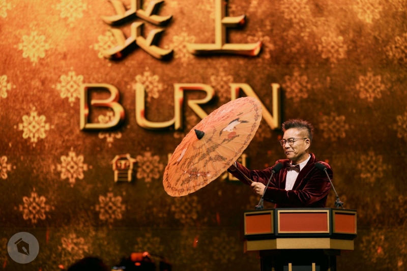 沈玉琳擔任《炎上 曾博恩》炎上大將軍。（薩泰爾娛樂提供）