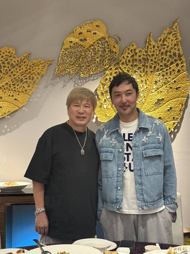 胡瓜與李進良合體不尷尬。（記者陽昕翰攝）