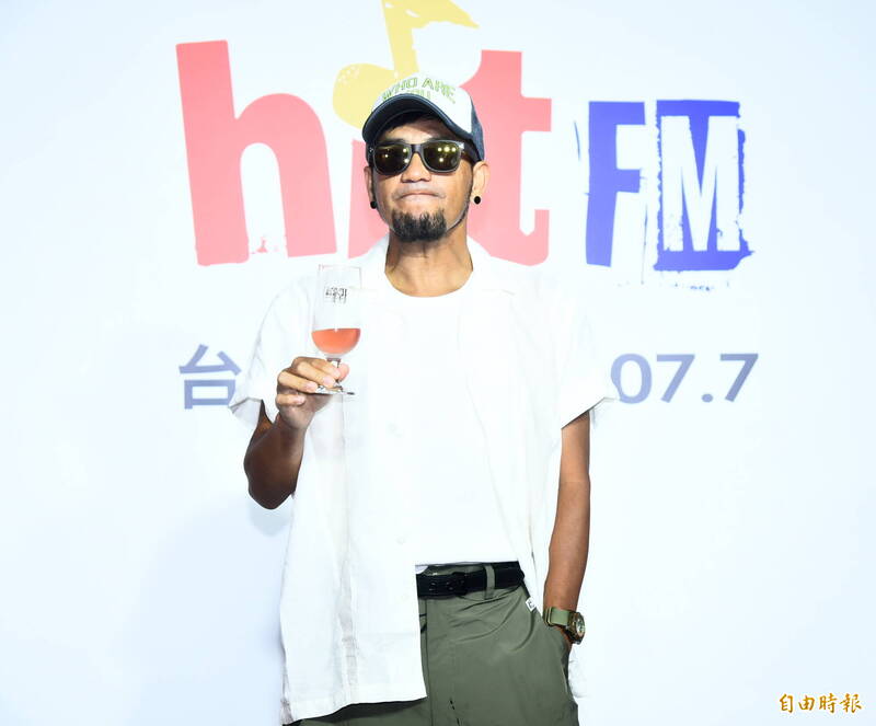 張震嶽出席電台活動。（記者陳奕全攝）