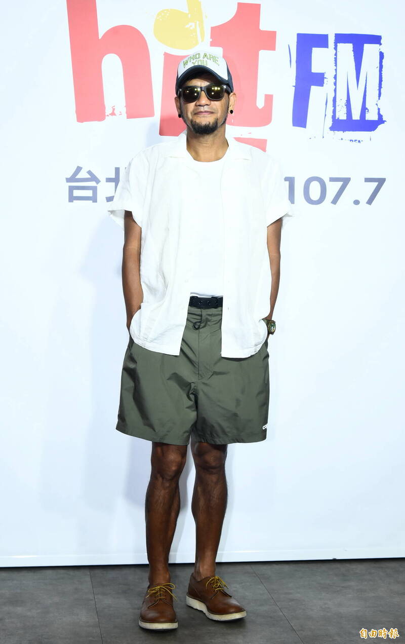 張震嶽出席電台活動。（記者陳奕全攝）