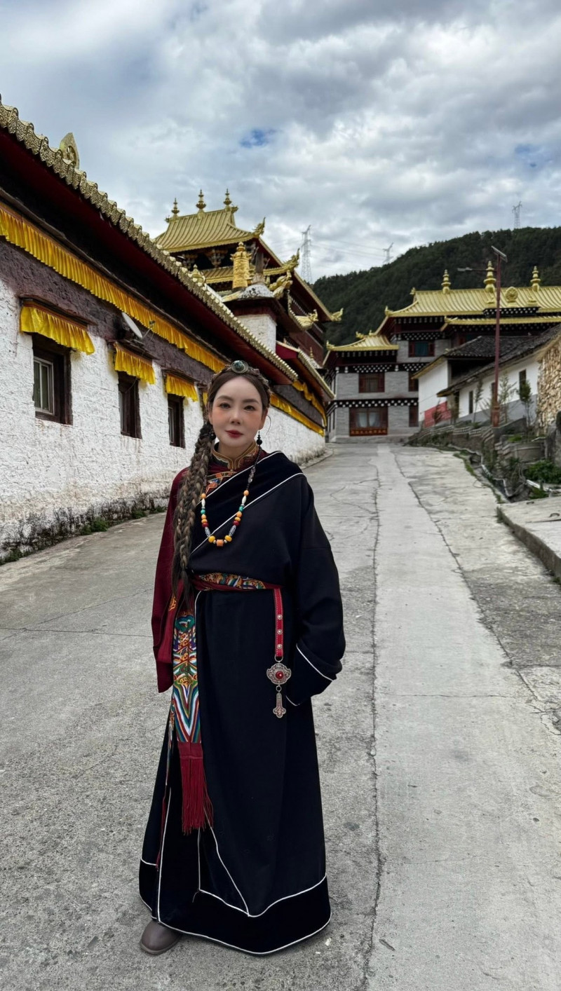 辛曉琪上月到川西稻城亞丁旅行。（翻攝臉書）
