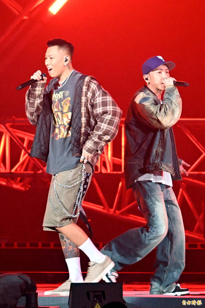 頑童MJ116今晚在小巨蛋舉辦首場「OGS」演唱會。（記者胡舜翔攝）