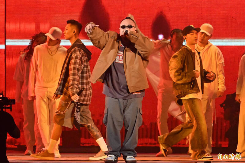頑童MJ116今晚在小巨蛋舉辦首場「OGS」演唱會。（記者胡舜翔攝）