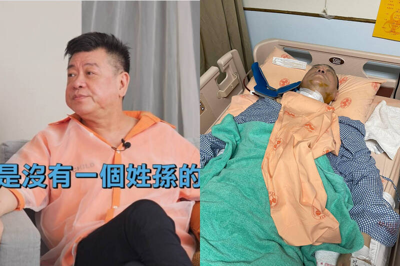 孫德榮昨（18）日因脊椎問題入院動刀。（翻攝自臉書）
