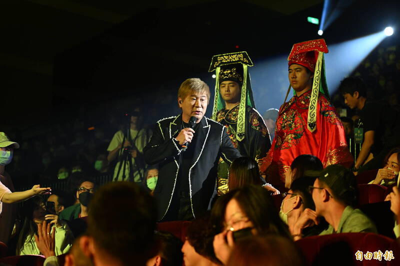 胡瓜今（19）日擔任歌手陳怡婷演唱會嘉賓。（記者胡舜翔攝）