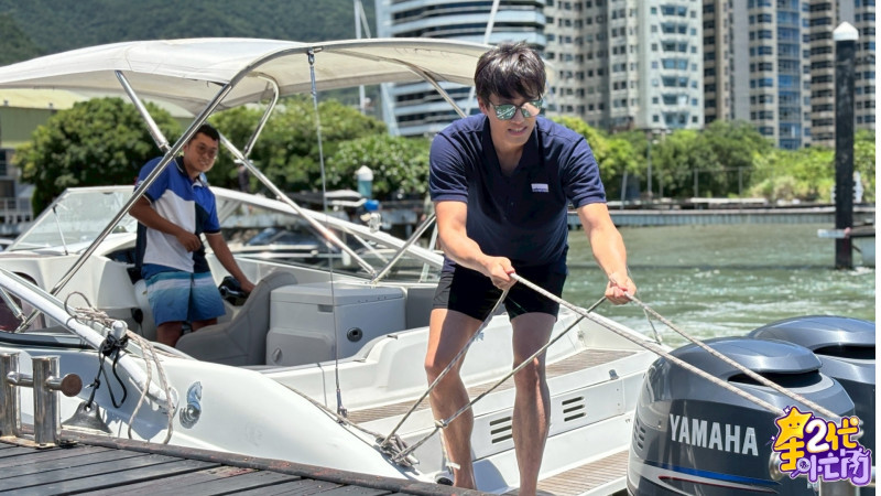 徐新洋挑戰水手曬成乾 反遭徐乃麟虧:體力不如我