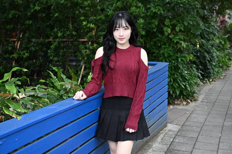 台鋼雄鷹啦啦隊「Wing Stars」韓籍成員朴旻曙。（資料照，記者胡舜翔攝）
