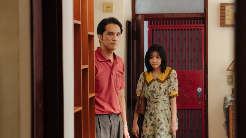 馬志翔（左）在《我們六個》出軌，將小三林雨葶（右）帶回家中。（大愛電視提供）