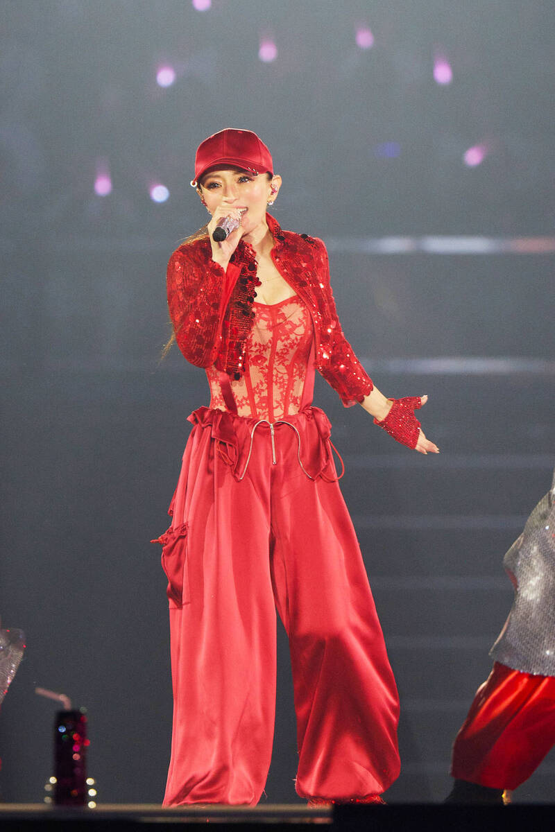 濱崎步勁歌熱舞近3小時。（大步整合行銷提供）