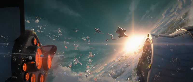 《壞蛋聯盟2》的太空場景一點也不馬虎。（UIP提供）