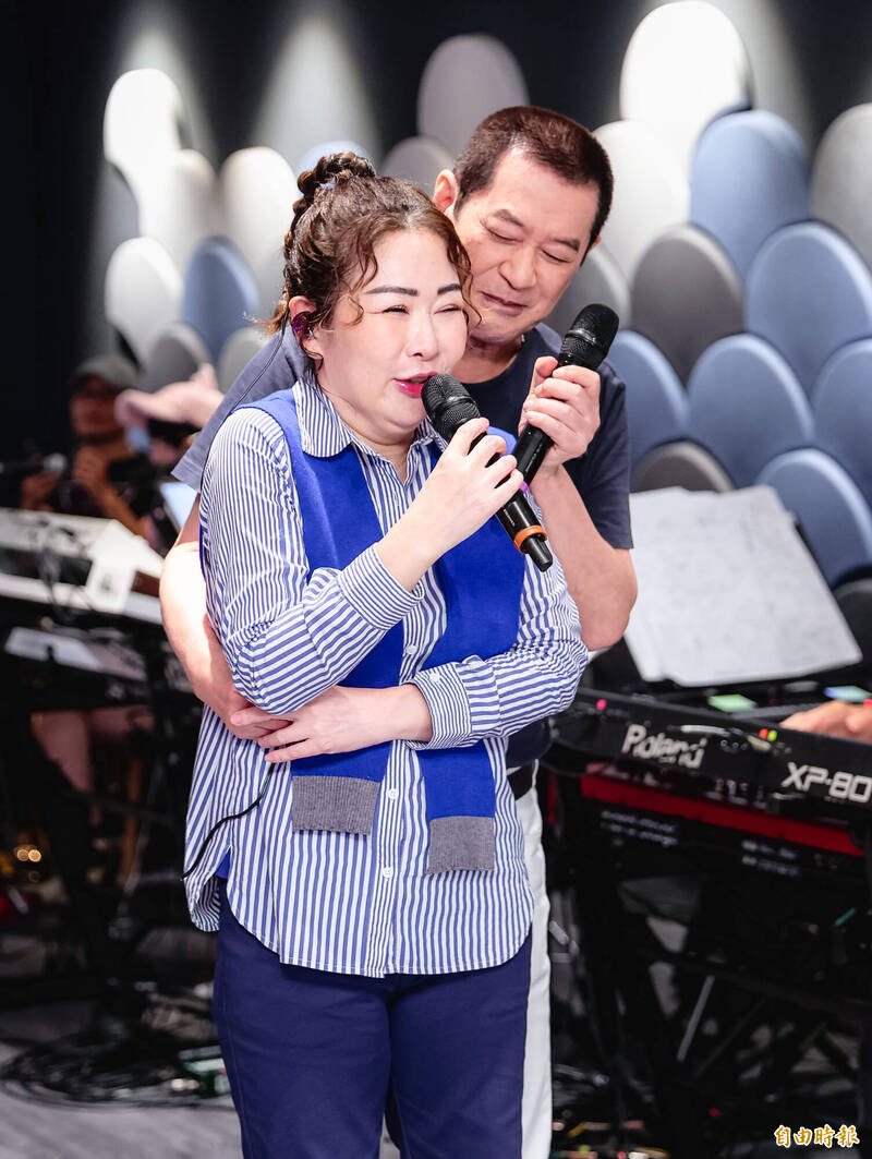 張秀卿演唱會彩排。（記者王文麟攝）