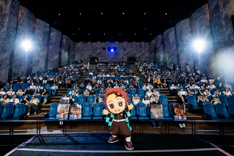 《鬼滅之刃劇場版 無限城篇》今晚台北首映。（木棉花提供）