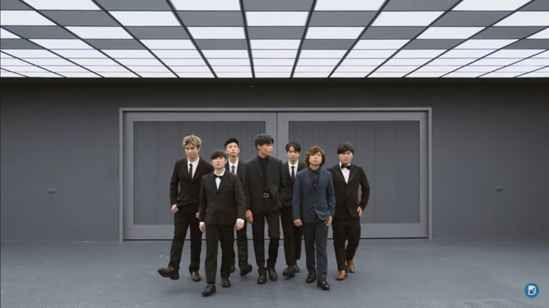 Dcard挖海盆神還原Super Junior。（翻攝自YouTube）