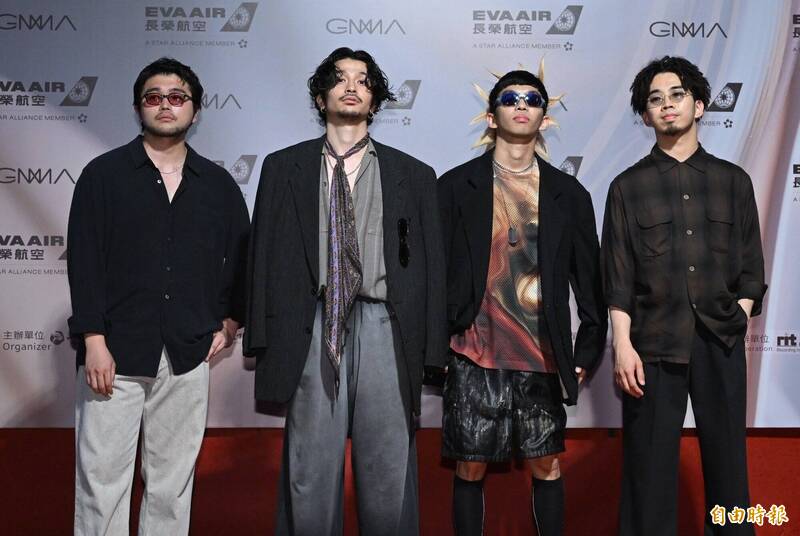 King Gnu於2023年受邀擔任金曲獎表演嘉賓。（資料照，記者胡舜翔攝）