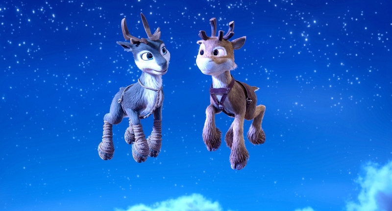 《馴鹿大冒險：超越北極光》讓幫全世界小朋友快遞聖誕禮物的馴鹿們「升格」為主角，帶出關於成長、友誼、團隊合作的故事。（海鵬提供）