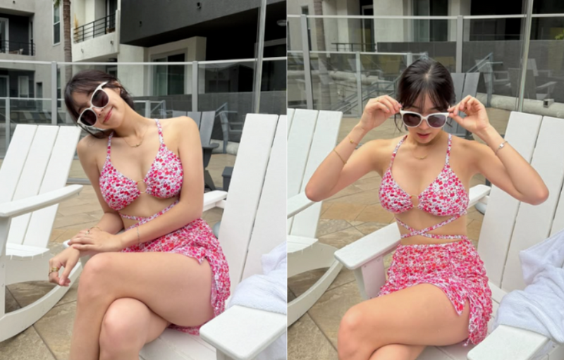 安芝儇曾經因為俗氣泳裝被吐嘈。（翻攝自IG）