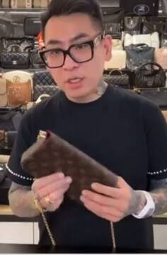 蹦闆表示：「精品本來就是代購業者賺取差價」。（翻攝自臉書）