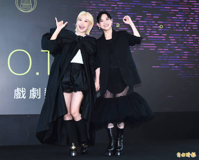 第60屆金鐘獎》戲劇及節目類典禮主持人發布會；Lulu黃路梓茵、曾寶儀。（記者陳奕全攝）