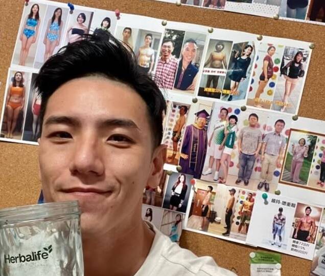 本尊浮出水面自我介紹，真的是名帥哥。（翻攝自孟霆IG）