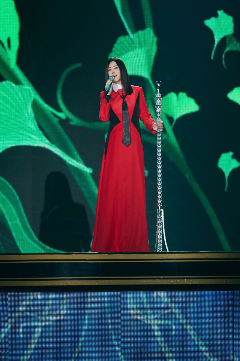 江蕙演唱會最後高喊「後會有期」，歌迷期待聽到她多演唱。（寬宏提供）