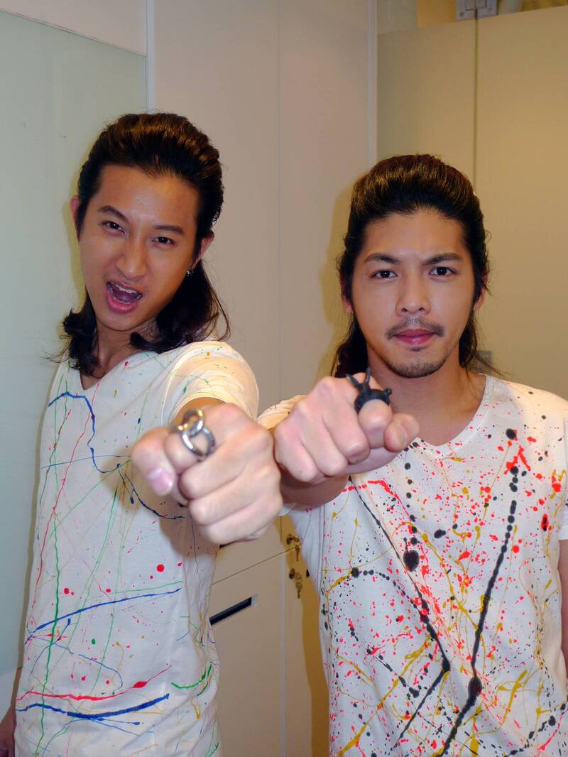 由天王「周董」周杰倫一手催生的雙人團體「浪花兄弟」。（資料照，杰威爾提供）