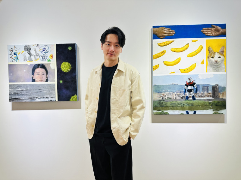 馬俊麟的畫作很有意思。（展奕娛樂提供）