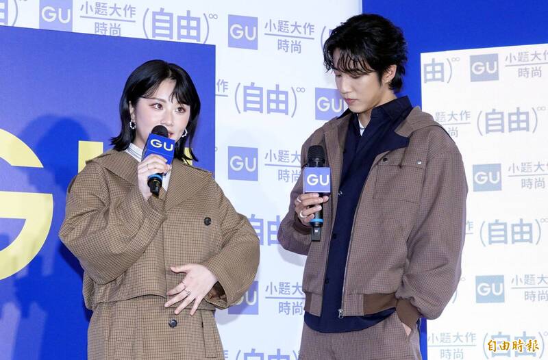 夫妻倆還不知道寶寶性別。（記者潘少棠攝）