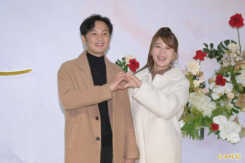 張書偉（左）、謝京穎。（資料照，記者胡舜翔攝）