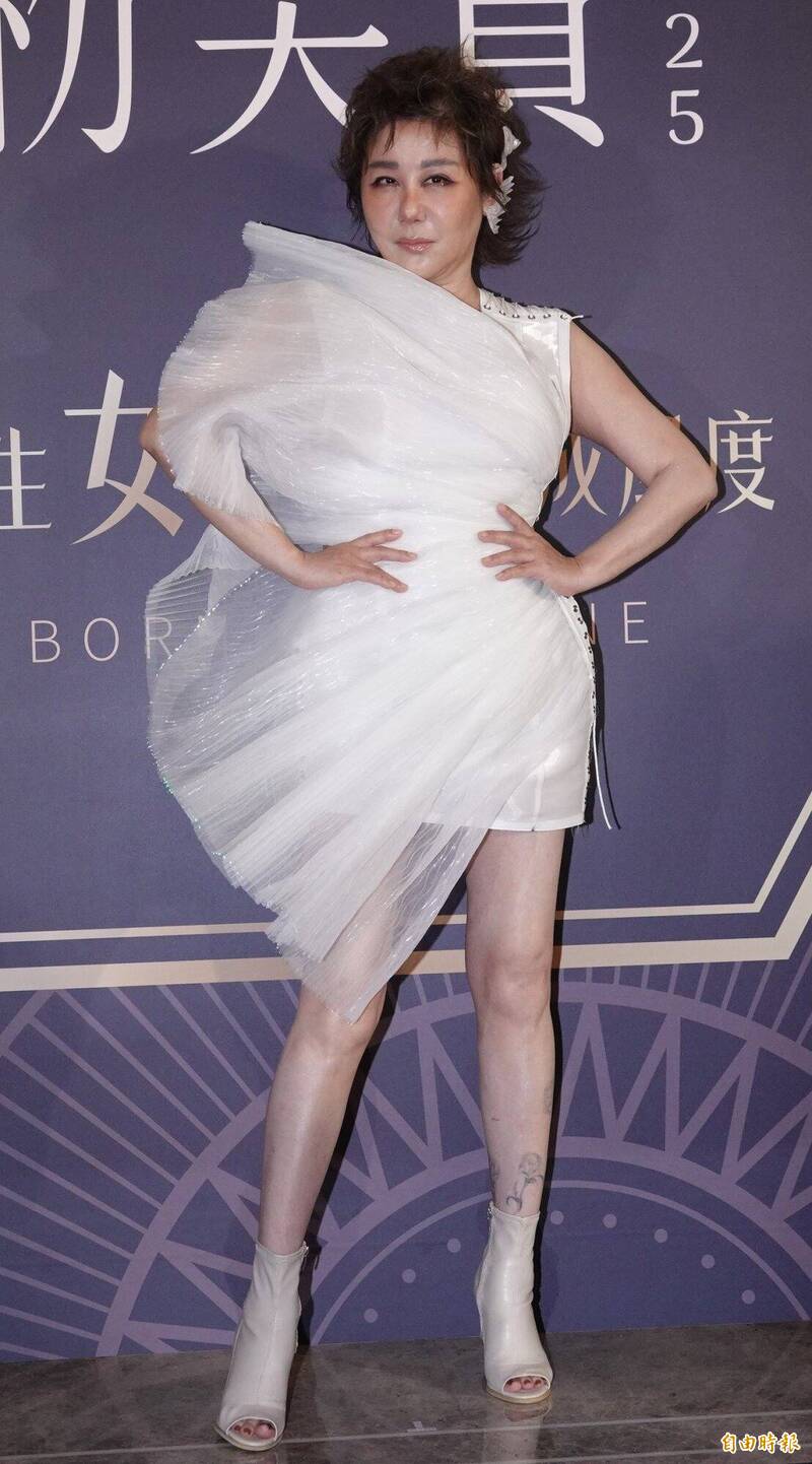 藍心湄一週兩天靠炸物放縱，維持狀態則靠每天快走2萬步。（記者潘少棠攝）