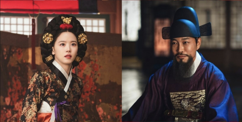 《暴君的廚師》反派「姜漠珠」（左）、「際閂大君」究竟計謀能否得逞，今晚揭曉。（翻攝自tvN IG）