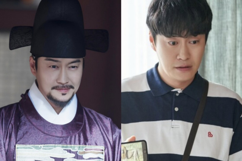 吳義植在《暴君的廚師》（左）與《浪漫速成班》形象大不同。（翻攝自IG，合成圖）