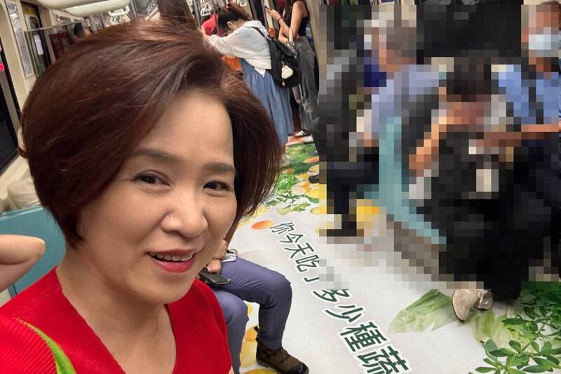 北捷婦打人逼讓座遭踹飛 資深媒體人挺長髮男