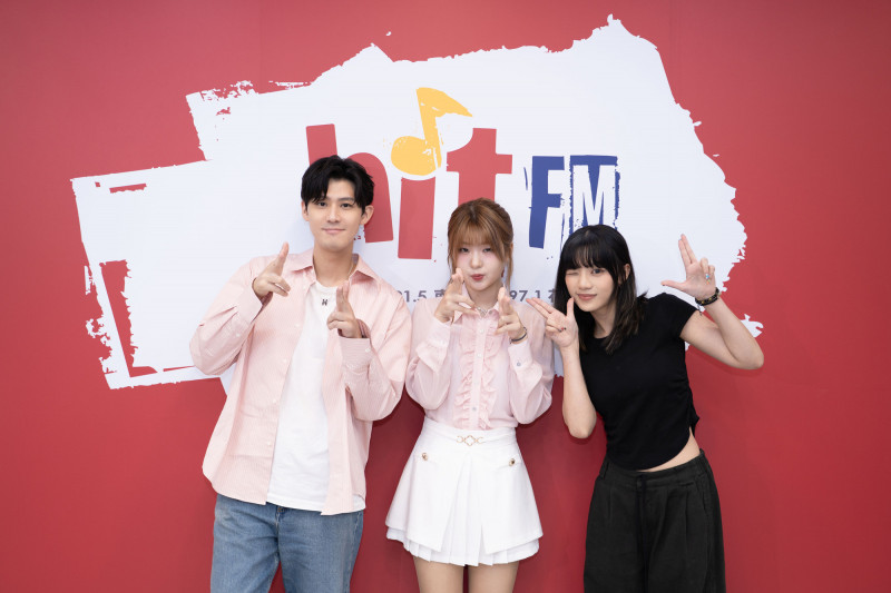 李玉璽、Seo EVE上木木的節目展現好交情。（Hit Fm聯播網提供）