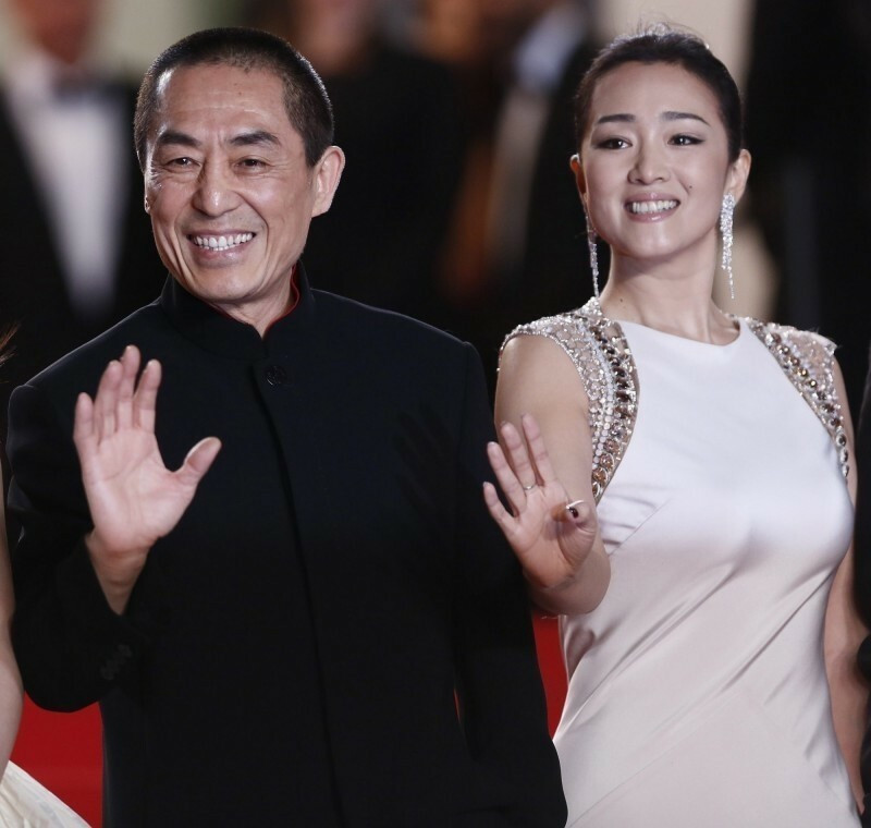 張藝謀（左）是鞏俐舊愛也是恩師。（歐新社）