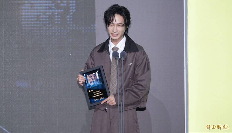 黃河打趣希望能擺脫「驚悚影帝」頭銜，讓觀眾能看到「可愛的黃河」。（記者潘少棠攝）