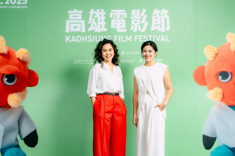 《工》吳承筠（左）、黃映潔。（高雄電影節提供）