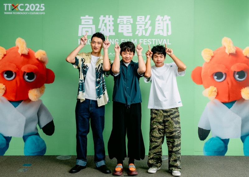 《這不是我的牛》林澤凱（左起）、林治文、陳泰河。（高雄電影節提供）